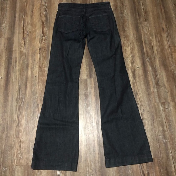 Citizens of Humanity Jeans Women's 28 Hutton Medium Rise Wide Leg Dark Wash Deni - Picture 6 of 8
